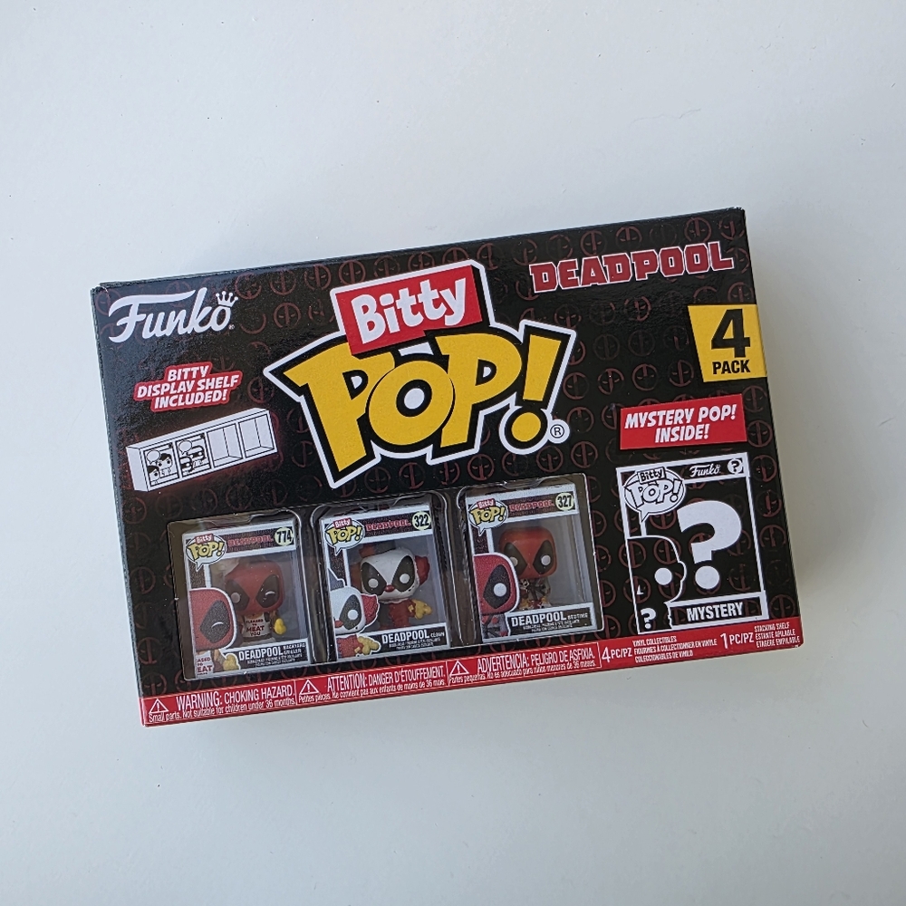 Funko Bitty Pop! Marvel Deadpool Bedtime Mini Vinyl Figure Set